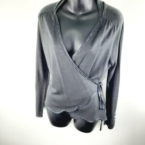 ❤️ NIC+ZOE Gray Wrap Cardigan